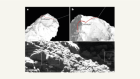 Eye of a skull reveals details of cometary materials