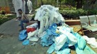 Pandemic’s plastic waste is choking the seas