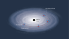 Telltale loops bring news from the Galactic black hole