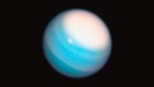 A storm is whirling atop Uranus