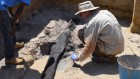 These ancient whittled logs could be the earliest known wooden structure