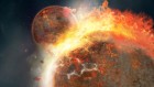 Strange blobs in Earth’s mantle are relics of a massive collision