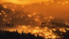 Drought-fuelled overnight burning propels large fires in North America