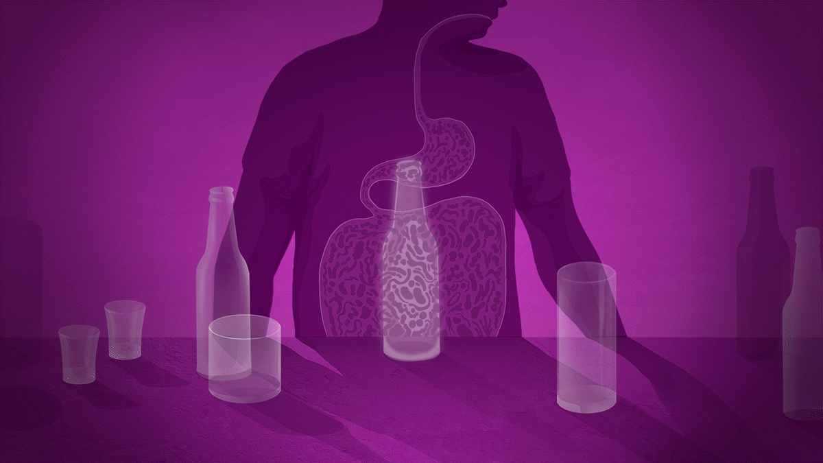 Could the gut give rise to alcohol addiction?