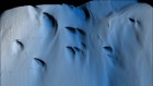 First map of an ice shelf’s bottom reveals mysterious melt patterns