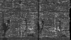 AI reveals title of ‘unreadable’ Vesuvius scroll for first time